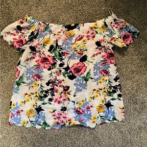 Floral Off-Shoulder Top